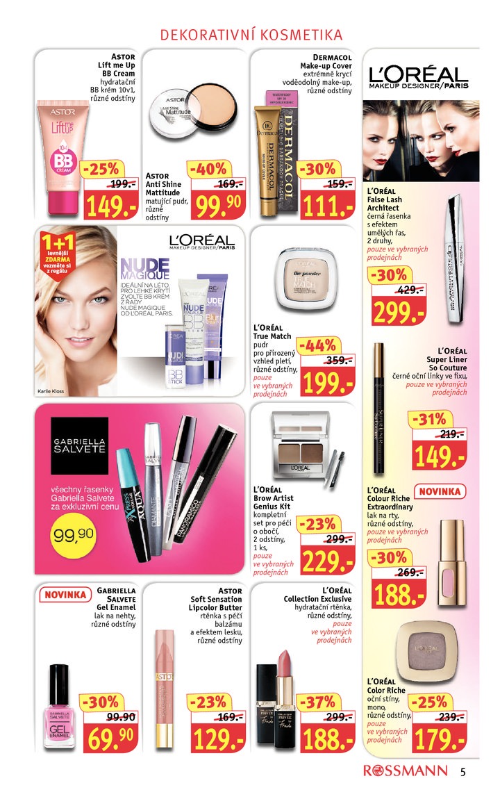 leták Rossmann Leták od 3.8.2015 strana 1 leták Rossmann Leták od 3.8.2015 strana 1