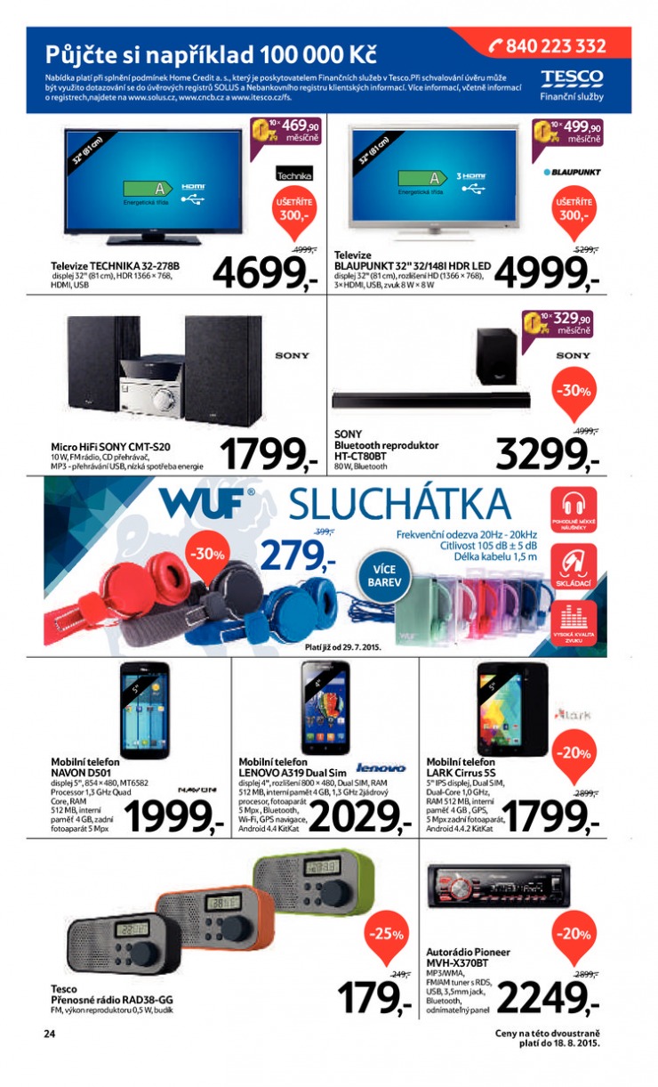 leták Tesco OD od 5.8.2015 strana 1 leták Tesco OD od 5.8.2015 strana 1