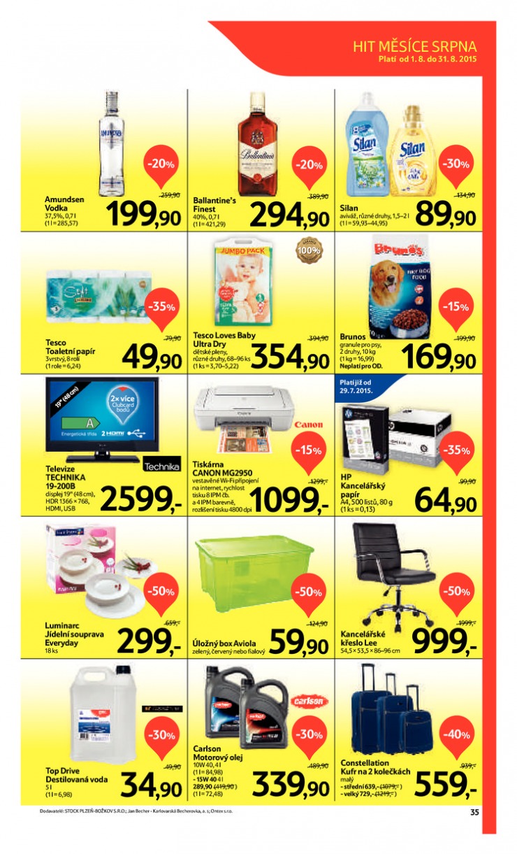 leták Tesco OD od 5.8.2015 strana 1 leták Tesco OD od 5.8.2015 strana 1