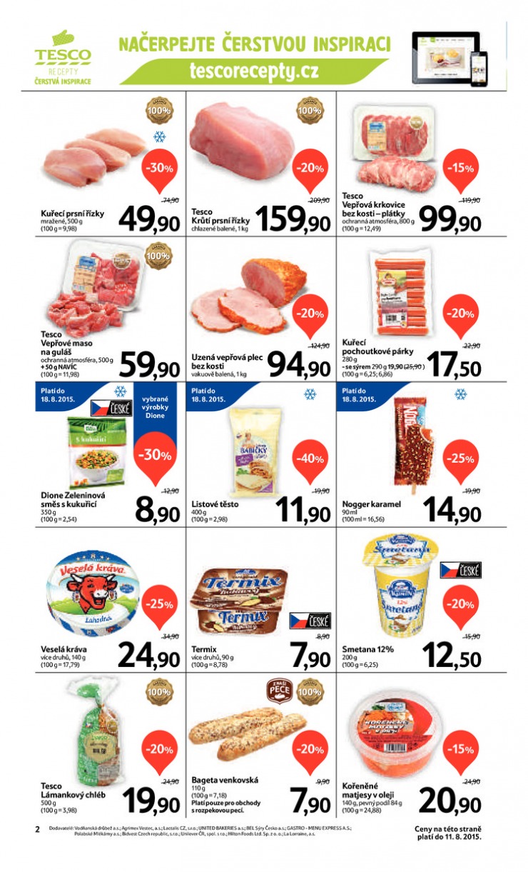 leták Tesco supermarkety od 5.8.2015 strana 1 leták Tesco supermarkety od 5.8.2015 strana 1