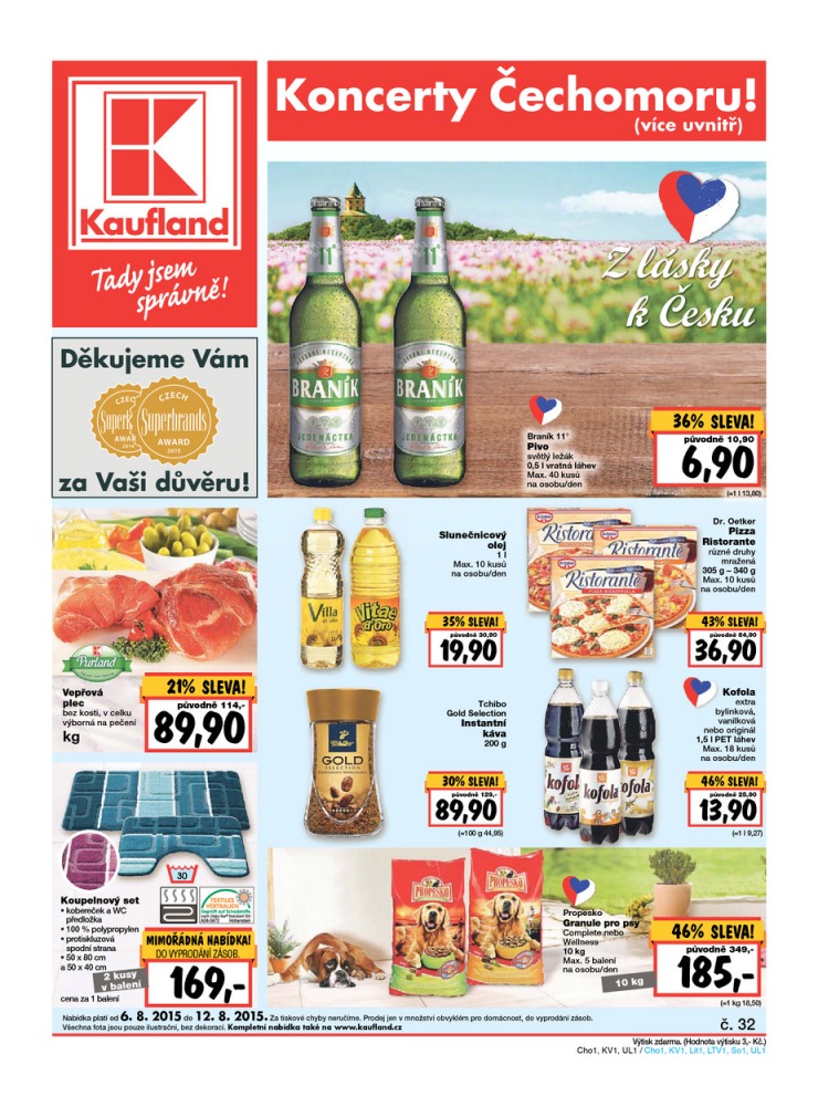 leták Kaufland Aktuální nabídka od 6.8.2015 strana 1 leták Kaufland Aktuální nabídka od 6.8.2015 strana 1