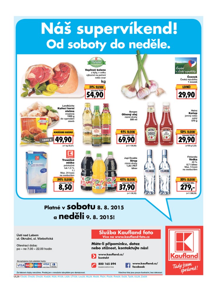 leták Kaufland Aktuální nabídka od 6.8.2015 strana 1 leták Kaufland Aktuální nabídka od 6.8.2015 strana 1