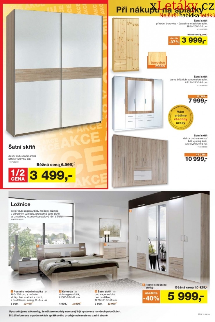 leták Sconto nábytek leták strana 1