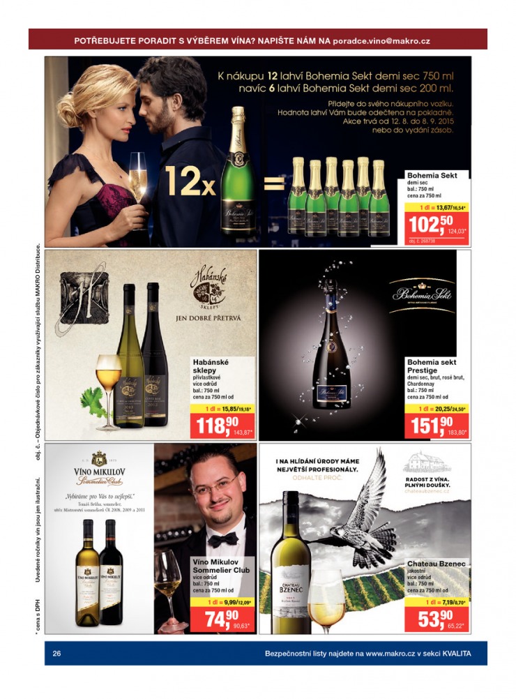 leták Makro Gastronomie trvanlivé zboží od 12.8.2015 strana 1 leták Makro Gastronomie trvanlivé zboží od 12.8.2015 strana 1