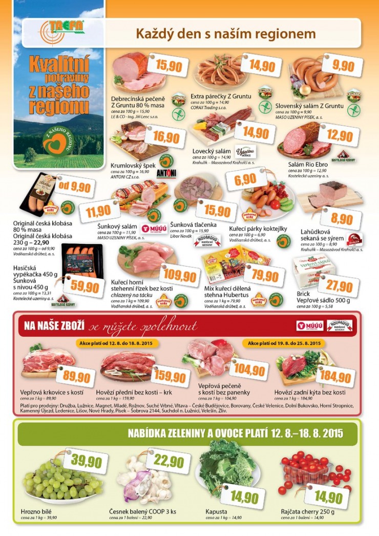 leták COOP Trefa od 12.08.2015 strana 1 leták COOP Trefa od 12.08.2015 strana 1