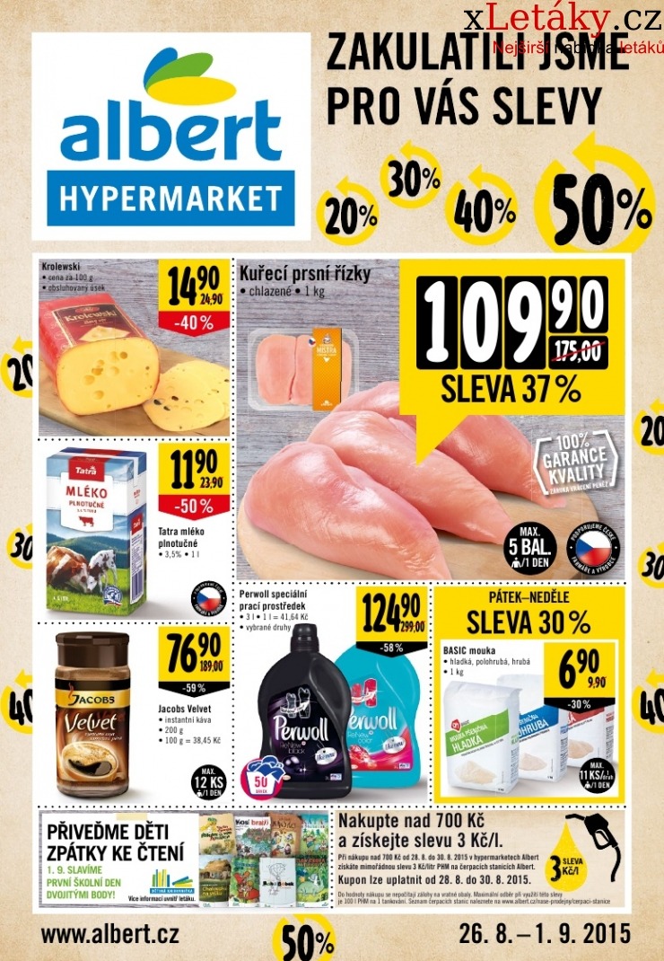 leták Albert Hypermarket leták strana 1