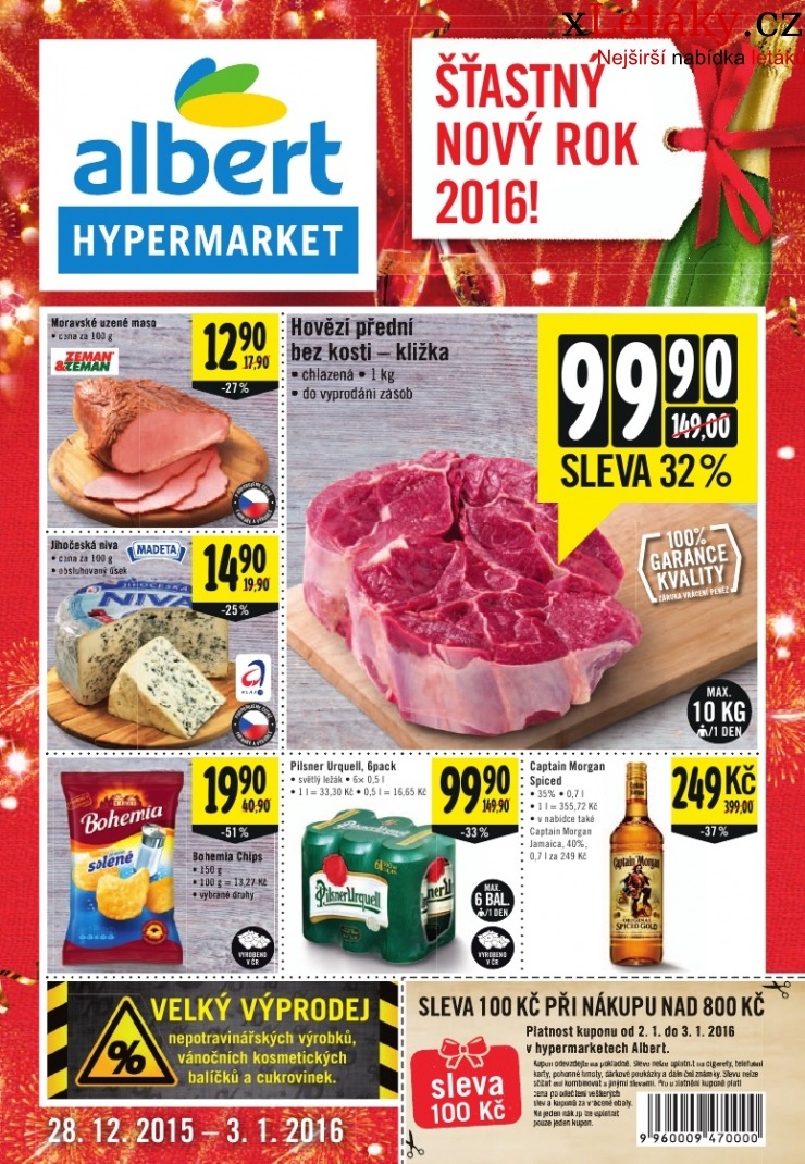 leták Albert Hypermarket leták strana 1 leták Albert Hypermarket leták strana 1